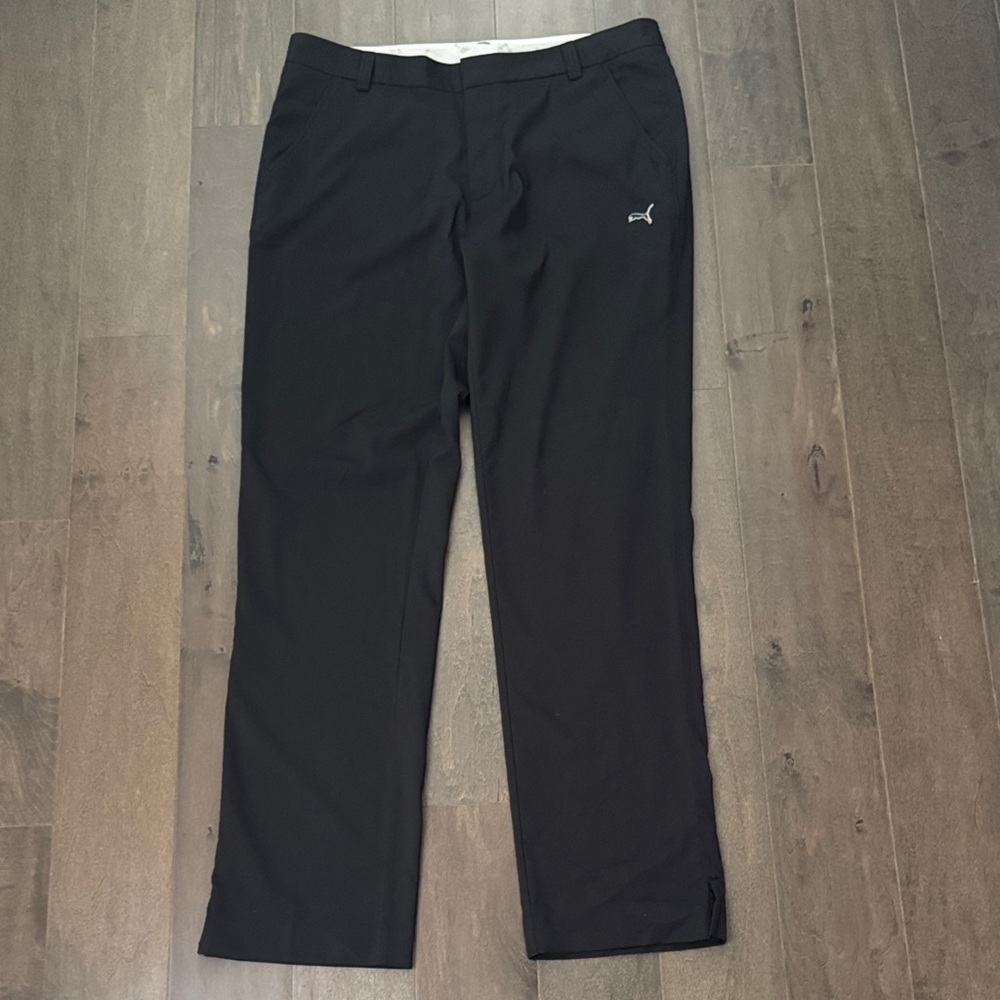 Puma Golf Black Performance Pants Men’s 36x34 Packable Pocket